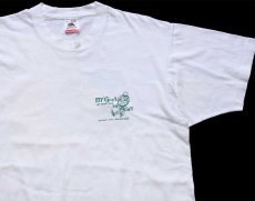 画像2: 80s USA製 McGee's an IRISH PUB 両面プリント コットンTシャツ 白 L (2)