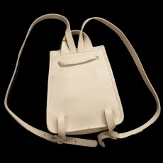 画像2: USA製 COACH オールド コーチ レザー リュックサック アイボリー★9960 (2)