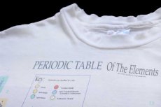 画像5: 90s USA製 Hanes PERIODIC TABLE Of The Elements コットンTシャツ 白 L (5)