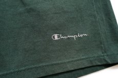 画像6: 80s USA製 Championチャンピオン スクリプト ロゴ刺繍 ショートパンツ 緑 L★ショーツ (6)