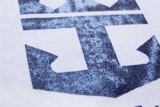 画像5: 80s USA製 Velva Sheen m/s Song of America Royal Caribbean ロゴ Vネック コットン×ナイロン アスレチックTシャツ 白 L (5)