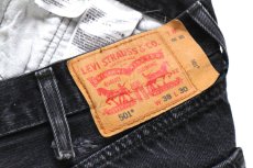 画像5: Levi'sリーバイス 501 ブラック デニムパンツ W38 L30★SDP4493 (5)