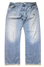 画像2: 00s Levi'sリーバイス 501 USED加工 パッチワーク リペア デニムパンツ W42 L32★SDP4478 (2)