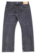 画像3: Levi'sリーバイス 501 ブラック デニムパンツ W38 L30★SDP4493 (3)