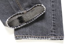 画像6: Levi'sリーバイス 501 ダメージ ブラック 先染め デニムパンツ W38★SDP4494 (6)