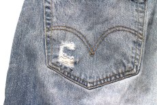 画像9: 00s Levi'sリーバイス 501 USED加工 パッチワーク リペア デニムパンツ W42 L32★SDP4478 (9)