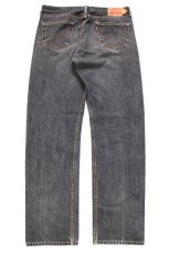 画像3: Levi'sリーバイス 501 ダメージ ブラック 先染め デニムパンツ W38★SDP4494 (3)