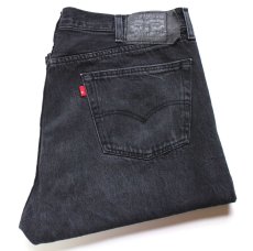画像1: Levi'sリーバイス 501 ブラック デニムパンツ W42 L30★SDP4495 (1)