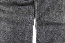 画像6: Levi'sリーバイス 501 ストレッチ 先染め ブラック デニムパンツ W38 L30★SDP4492 (6)