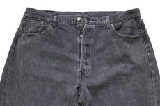 画像4: Levi'sリーバイス 501 ブラック デニムパンツ W42 L30★SDP4495 (4)
