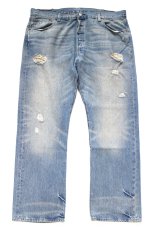 画像2: Levi'sリーバイス 501 ダメージ&USED加工 デニムパンツ W40 L30★SDP4469 (2)