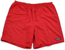 画像1: patagoniaパタゴニア BAGGIES LONGS 7INCH ナイロン バギーズ ロング ショーツ レッド L★24 ショートパンツ (1)