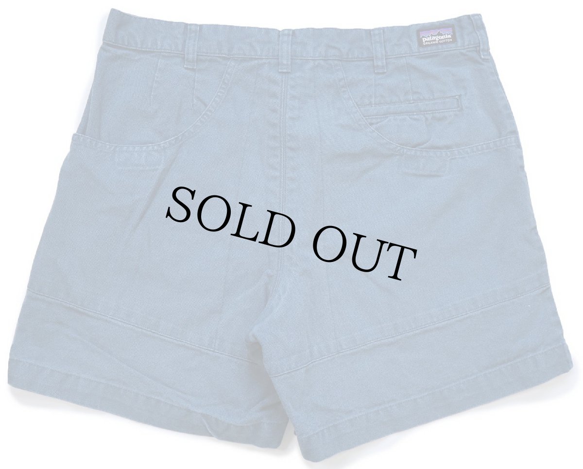 画像2: patagoniaパタゴニア Stand Up Shorts オーガニックコットン スタンドアップ ショーツ 青緑 W35★ショートパンツ (2)