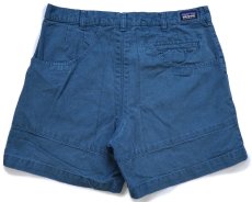 画像2: patagoniaパタゴニア Stand Up Shorts オーガニックコットン スタンドアップ ショーツ 青緑 W35★ショートパンツ (2)