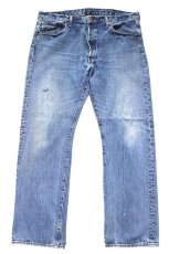 画像2: ポーランド製 Levi'sリーバイス 501 デニムパンツ ヒゲ W38 L32★SDP4510 ユーロ (2)