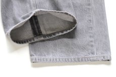 画像6: Levi'sリーバイス 501 先染め グレー デニムパンツ W46 L30★SDP4499 特大 (6)