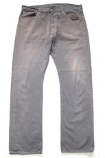 画像2: Levi'sリーバイス 501 後染め カラーデニムパンツ グレー フェード W38 L32★SDP4496 (2)