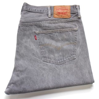 □□LEVI'S リーバイス パンツ W35×L30 ダークグレー 90s USA製 Levi'sリーバイス 501 先染め ブラック デニムパンツ w35