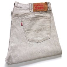 画像1: Levi'sリーバイス 501 CONE DENIM WHITE OAK カラーデニムパンツ カーキ W42★SDP4500 (1)