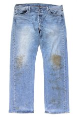 画像2: Levi'sリーバイス 501 USED加工 ストレッチ デニムパンツ W38 L30★SDP4518 (2)