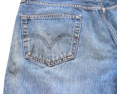 画像6: Levi'sリーバイス 501 ダメージ&汚れ デニムパンツ ヒゲ W38★SDP4519 (6)