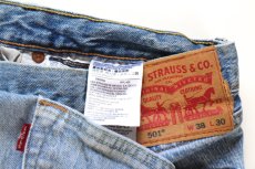 画像5: Levi'sリーバイス 501 USED加工 ストレッチ デニムパンツ W38 L30★SDP4518 (5)