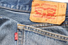 画像5: Levi'sリーバイス 501 ダメージ&汚れ デニムパンツ ヒゲ W38★SDP4523 (5)
