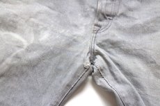 画像7: Levi'sリーバイス 501 ブリーチ 先染め グレー デニムパンツ W44 L32★SDP4498 特大 (7)