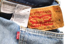 画像5: Levi'sリーバイス 501 ダメージ&汚れ デニムパンツ ヒゲ W38★SDP4526 (5)
