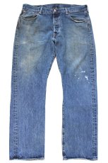 画像2: Levi'sリーバイス 501 ペンキ飛び デニムパンツ W38 L32★SDP4514  (2)