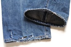 画像7: 00s Levi'sリーバイス 501 ダメージ デニムパンツ ヒゲ W38 L30★SDP4522 (7)