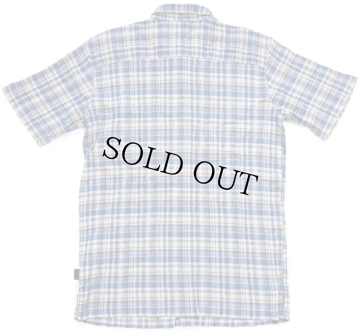 画像2: patagoniaパタゴニア A/C Shirts チェック 半袖 オーガニックコットン ガーゼシャツ FWSB M (2)