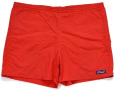 画像1: patagoniaパタゴニア BAGGIES SHORTS ナイロン バギーズショーツ THR レッド S★26 ショートパンツ (1)