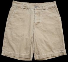 画像1: 00s patagoniaパタゴニア オーガニックコットン キャンバス ショートパンツ MRT タン W32★ショーツ (1)