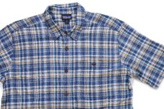 画像3: patagoniaパタゴニア A/C Shirts チェック 半袖 オーガニックコットン ガーゼシャツ FWSB M (3)