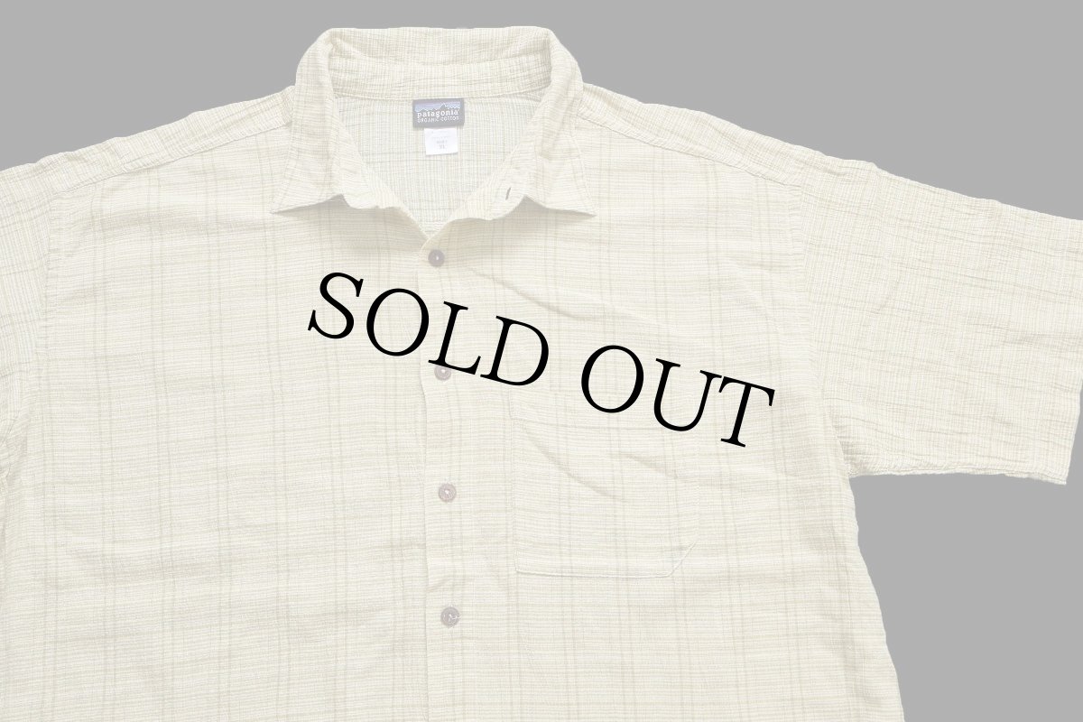 画像3: 00s patagoniaパタゴニア A/C Yarn Dye Shirt チェック 半袖 オーガニックコットン ガーゼシャツ ACF XL (3)