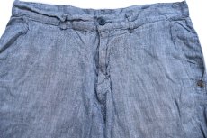 画像3: patagoniaパタゴニア Back Step Shorts ヘンプ×オーガニックコットン ショートパンツ シャンブレー ブルー W32★C ショーツ (3)