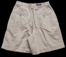 画像2: 90s patagoniaパタゴニア ツータック コットン ショートパンツ ベージュ 8★ショーツ (2)