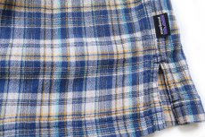 画像5: patagoniaパタゴニア A/C Shirts チェック 半袖 オーガニックコットン ガーゼシャツ FWSB M (5)