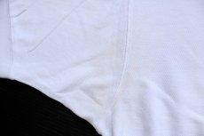 画像6: 00s patagoniaパタゴニア ロゴ刺繍 オーガニックコットン 鹿の子 ポロシャツ WHT ホワイト M (6)