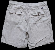 画像2: patagoniaパタゴニア Back Step Shorts ヘンプ×オーガニックコットン ショートパンツ CHFG シャンブレー グレー W34★B ショーツ (2)