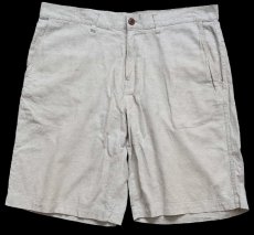 画像1: patagoniaパタゴニア Back Step Shorts ヘンプ×オーガニックコットン ショートパンツ CHFG シャンブレー グレー W34★A ショーツ (1)