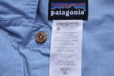 画像4: patagoniaパタゴニア Island Hopper Shirt 半袖 オーガニックコットン混 アイランドホッパーシャツ MBB 青 XL (4)