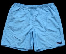 画像1: patagoniaパタゴニア BAGGIES LONGS 7INCH ナイロン バギーズ ロング ショーツ SKPB ライトブルー M★25 ショートパンツ (1)