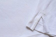 画像5: 00s patagoniaパタゴニア ロゴ刺繍 オーガニックコットン 鹿の子 ポロシャツ WHT ホワイト M (5)