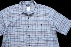 画像3: patagoniaパタゴニア A/C Shirts チェック 半袖 オーガニックコットン ガーゼシャツ FADB XL (3)