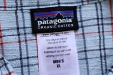 画像4: patagoniaパタゴニア A/C Shirts チェック 半袖 オーガニックコットン ガーゼシャツ FADB XL (4)