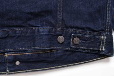 画像6: 新品★Levi'sリーバイス TYPE III TRUCKER ダークインディゴ デニムジャケット 4ポケット S (6)