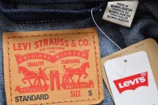 画像4: 新品★Levi'sリーバイス TYPE III TRUCKER ダークインディゴ デニムジャケット 4ポケット S (4)