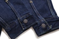 画像7: 新品★Levi'sリーバイス TYPE III TRUCKER ダークインディゴ デニムジャケット 4ポケット S (7)